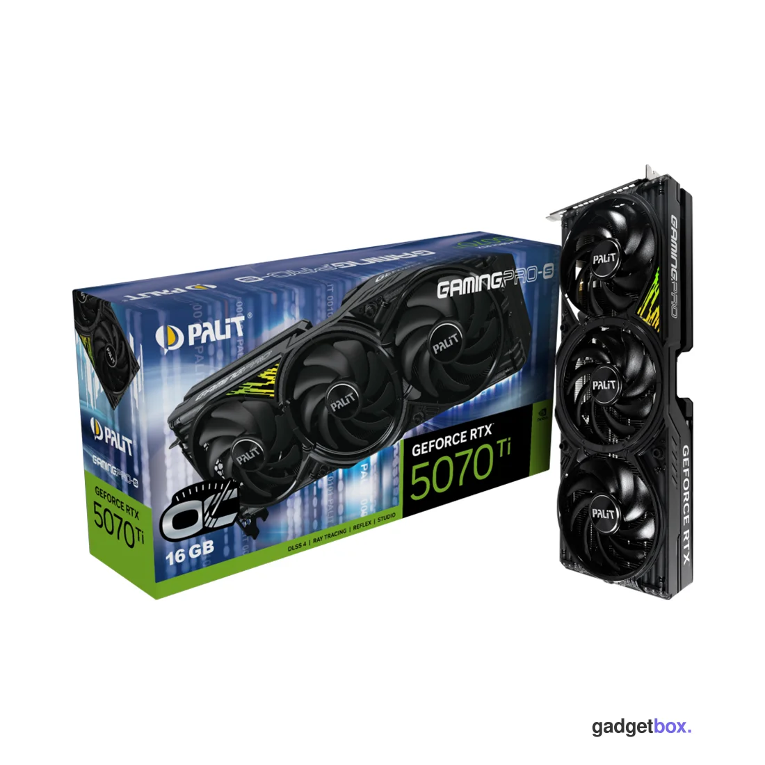 Видеокарта PALIT RTX5070Ti GAMINGPRO-S OC 16GB (NE7507TS19T2-GB2031U)