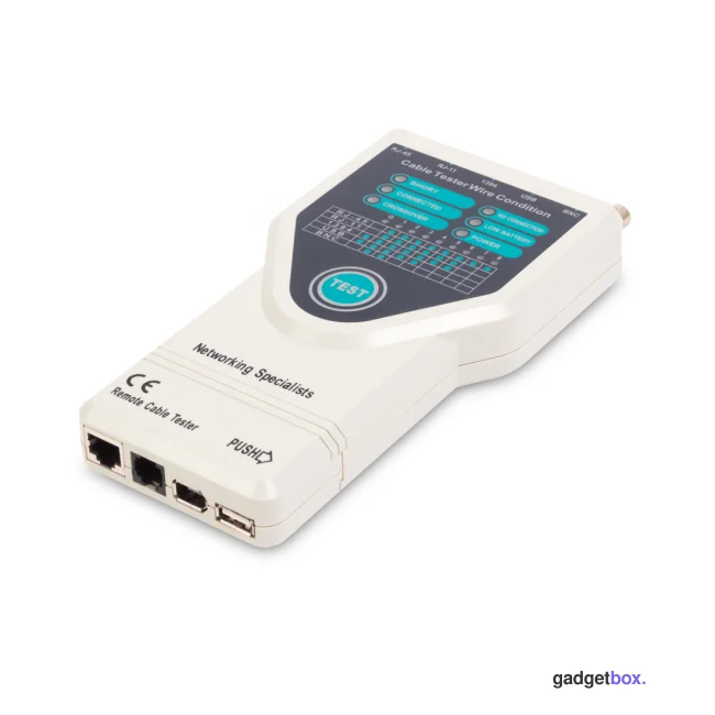 Кабельный тестер Ship G278 Для тестирования BNC RJ-45 RJ-11 USB IEE 1394 Fire Wire