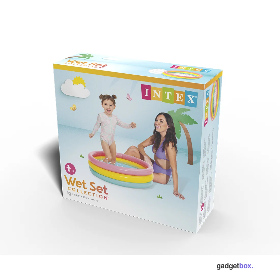 Надувной бассейн детский Intex 58924NP