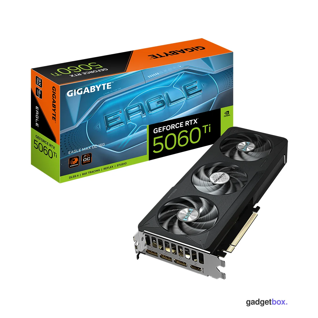 Видеокарта Gigabyte (GV-N506TEAGLEMAX OC-16GD) RTX5060Ti EAGLE MAX OC 16G