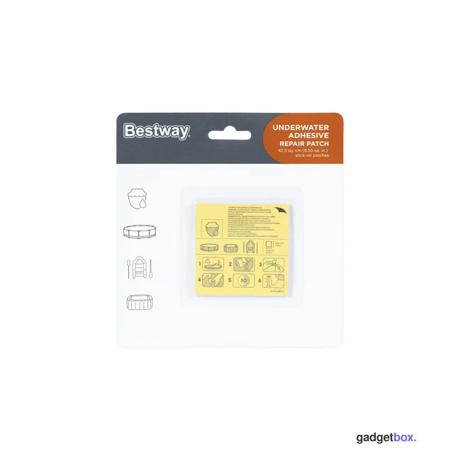 Набор для ремонта надувных изделий Bestway 62091 (в упаковке 10 шт заплаток)