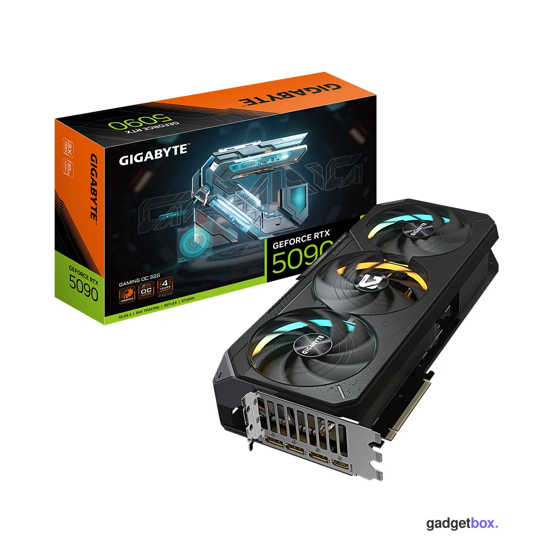 Видеокарта Gigabyte (GV-N5090GAMING OC-32GD) RTX5090 GAMING OC 32G