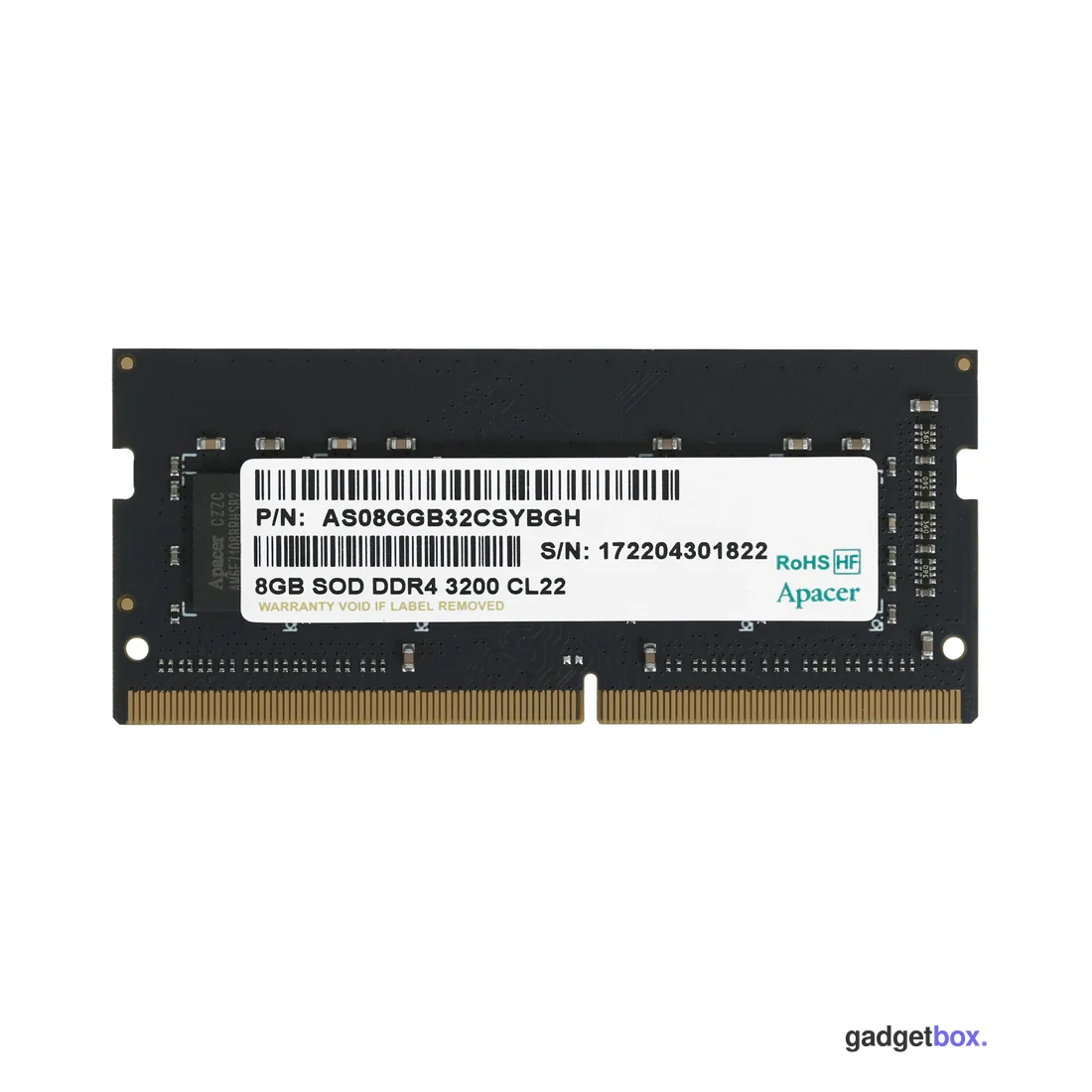 Модуль памяти для ноутбука Apacer ES.08G21.GSH 8GB 3200MHz