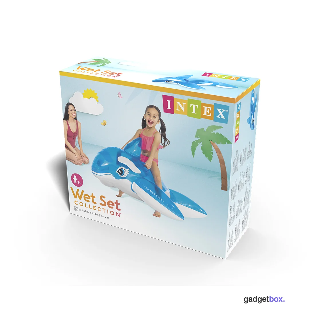 Надувная игрушка Intex 58523NP в форме китенка для плавания