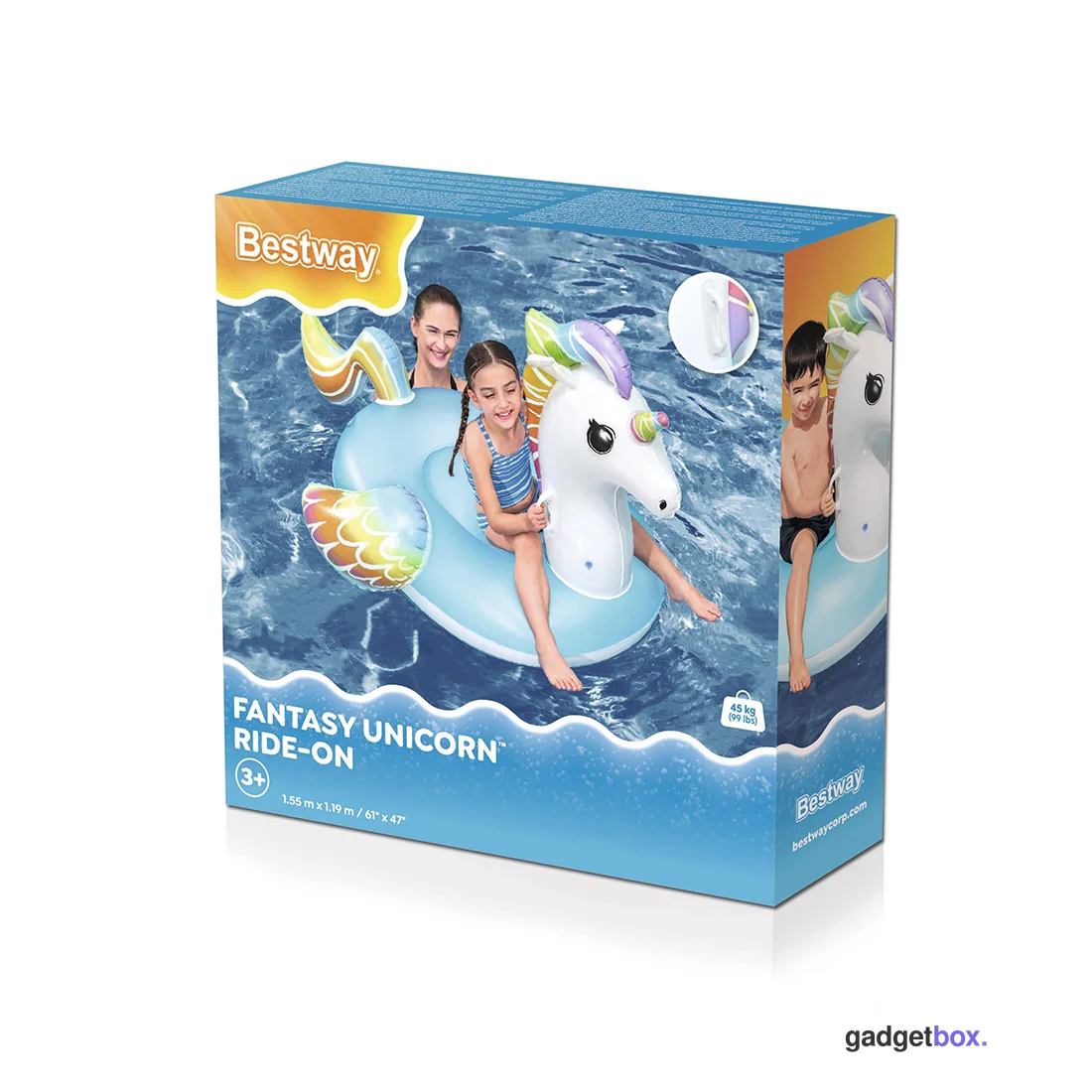 Надувная игрушка Bestway 41114 в форме единорога для плавания