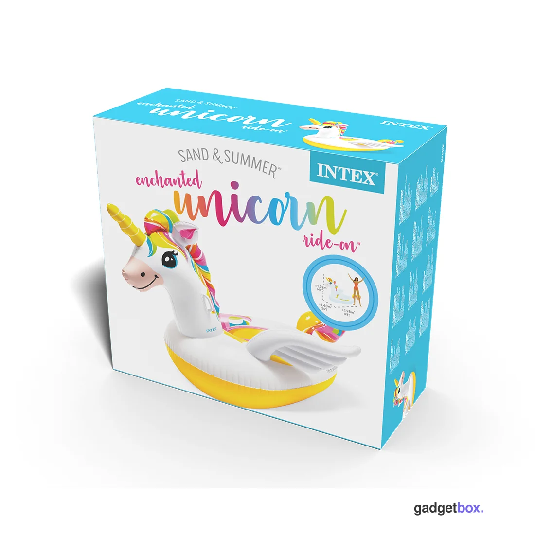 Надувная игрушка Intex 57561NP в форме единорога для плавания