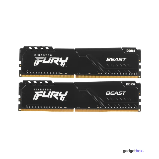 Комплект модулей памяти Kingston FURY Beast KF432C16BB1K2/32WP DDR4 32GB (Kit 2x16GB) 3200MHz Чёрный