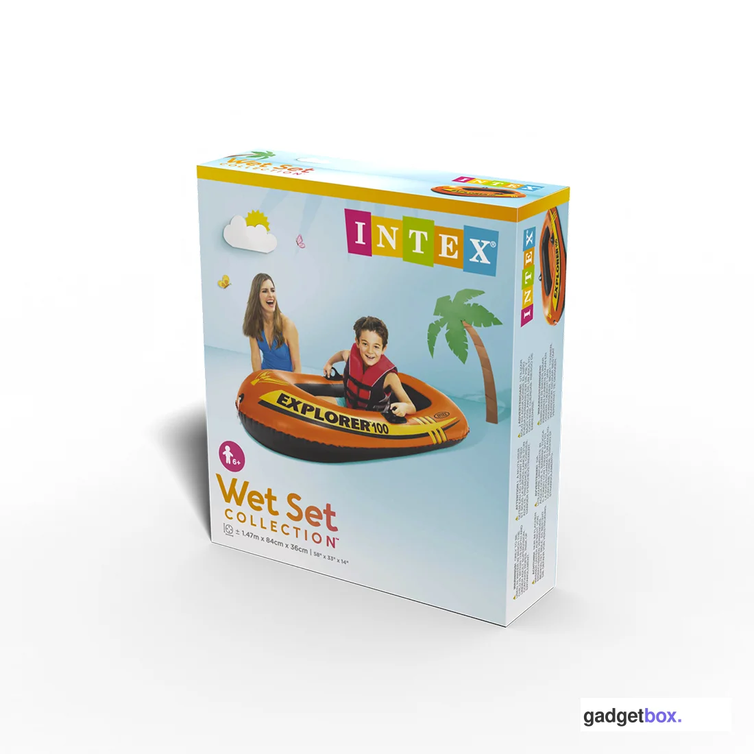 Лодка надувная Intex 58329NP