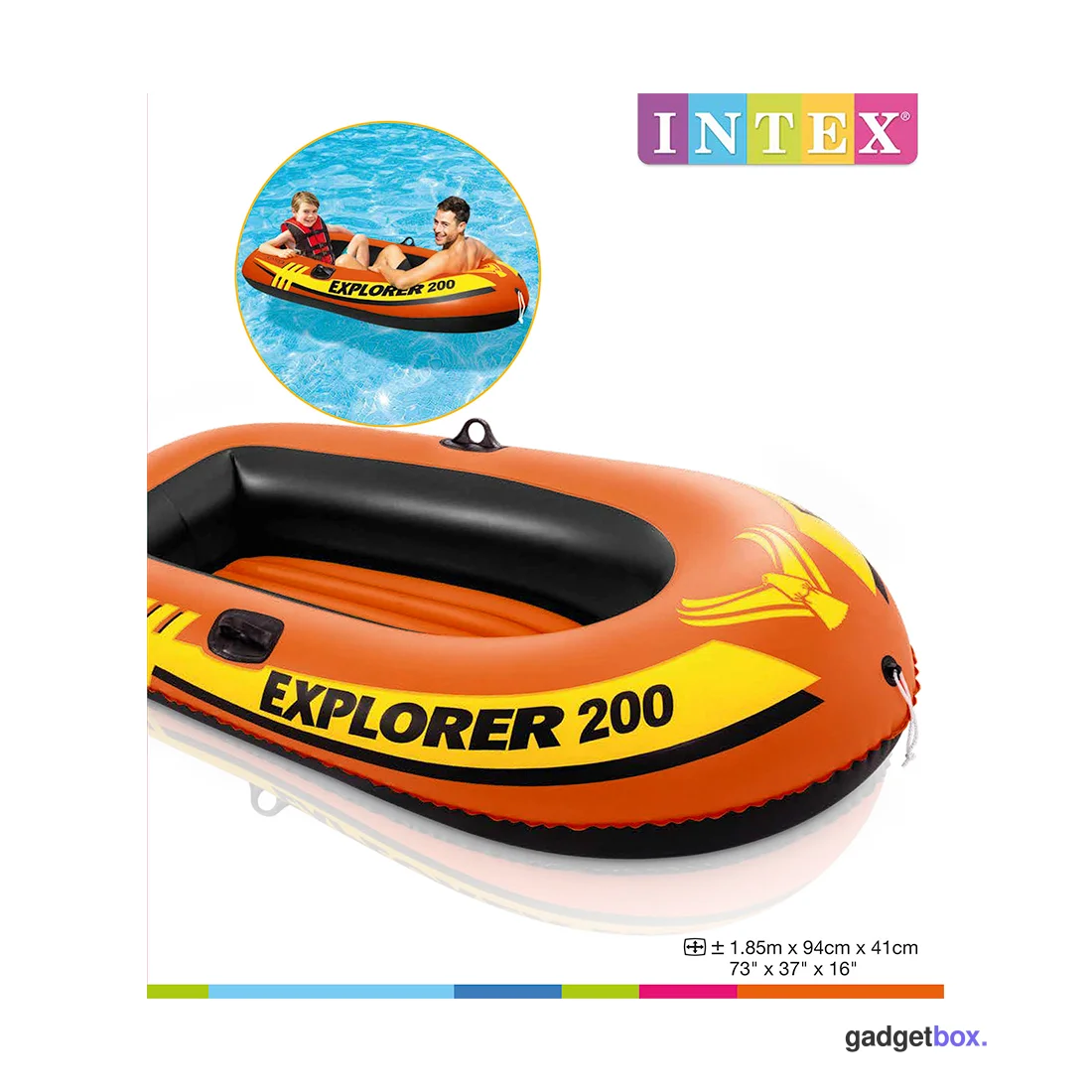 Лодка надувная Intex 58330NP