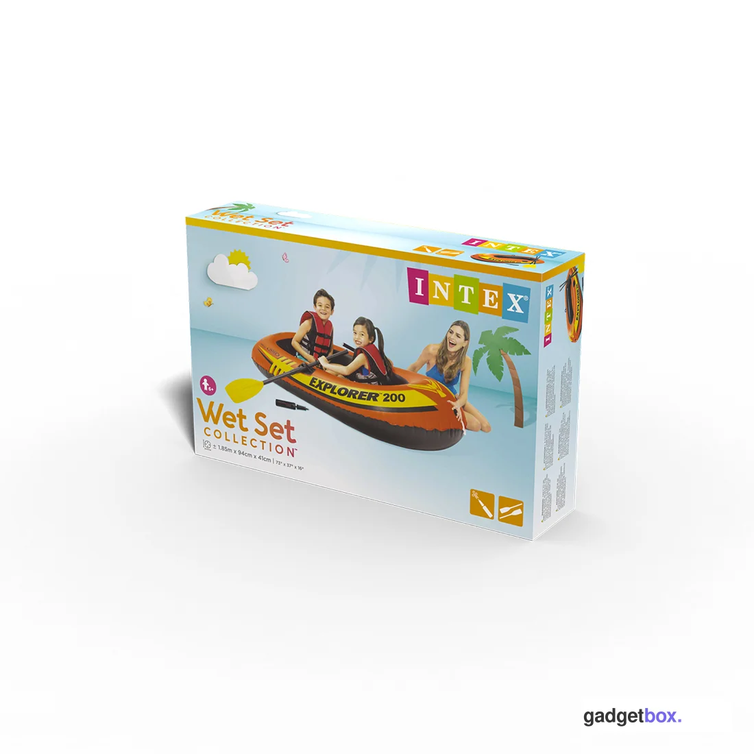 Лодка надувная Intex 58331NP