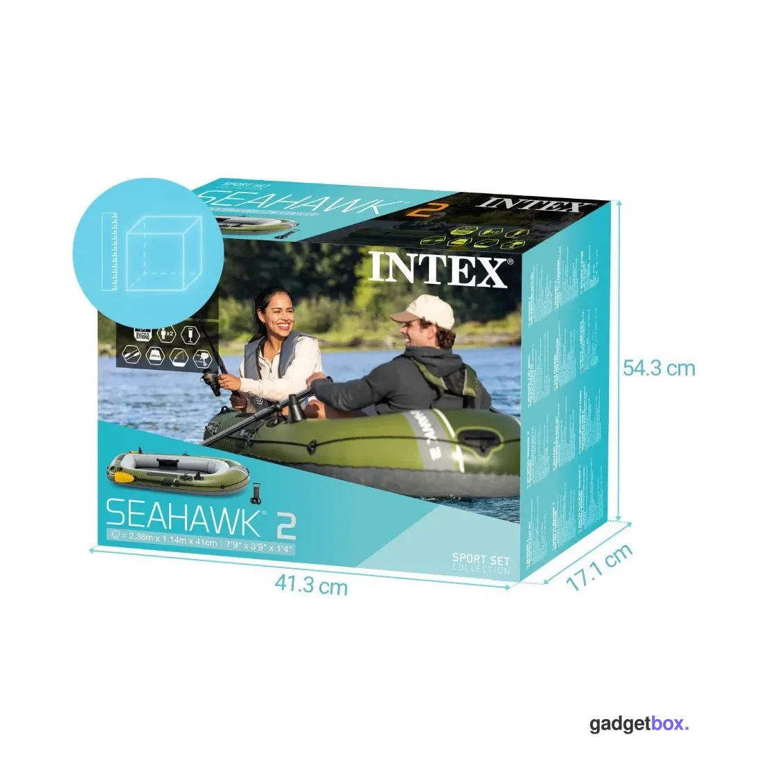 Лодка надувная Intex 66332NP