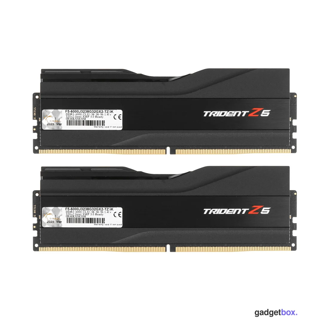 Комплект модулей памяти G.SKILL Trident Z5 F5-6000J3238G32GX2-TZ5K 64GB (Kit 2x32GB) 6000MHz