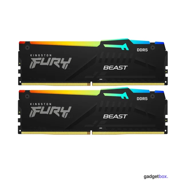 Комплект модулей памяти Kingston FURY Beast RGB KF556C36BBEAK2-32 DDR5 32GB (Kit 2x16GB) 5600MHz