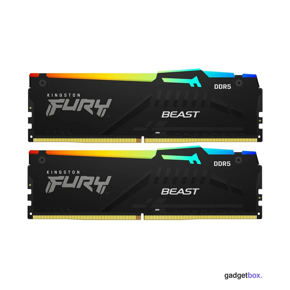 Комплект модулей памяти Kingston FURY Beast RGB KF560C36BBE2AK2-32 DDR5 32GB (Kit 2x16GB) 6000MHz