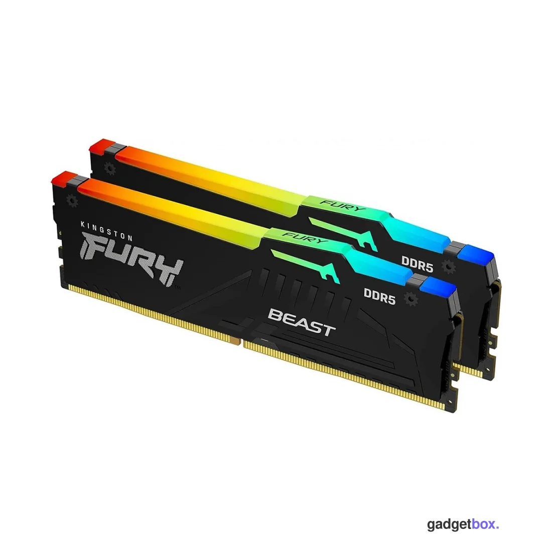 Комплект модулей памяти Kingston FURY Beast RGB KF560C36BBE2AK2-32 DDR5 32GB (Kit 2x16GB) 6000MHz