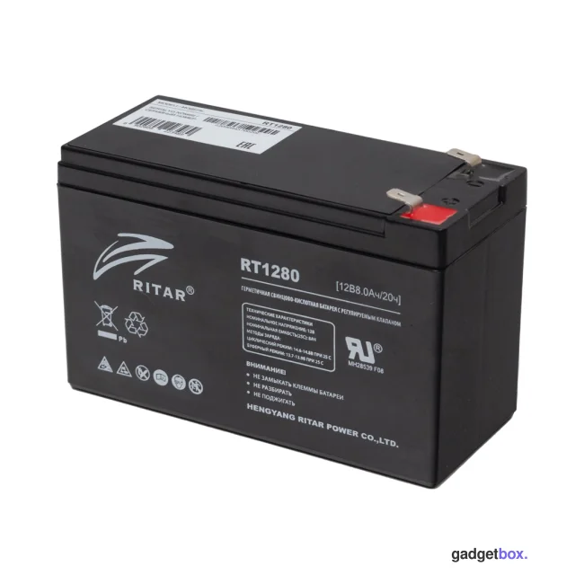 Аккумуляторная батарея Ritar RT1280 12В 8 Ач