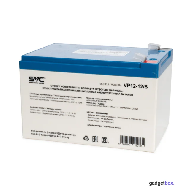Аккумуляторная батарея SVC VP12-12/S 12В 12 Ач