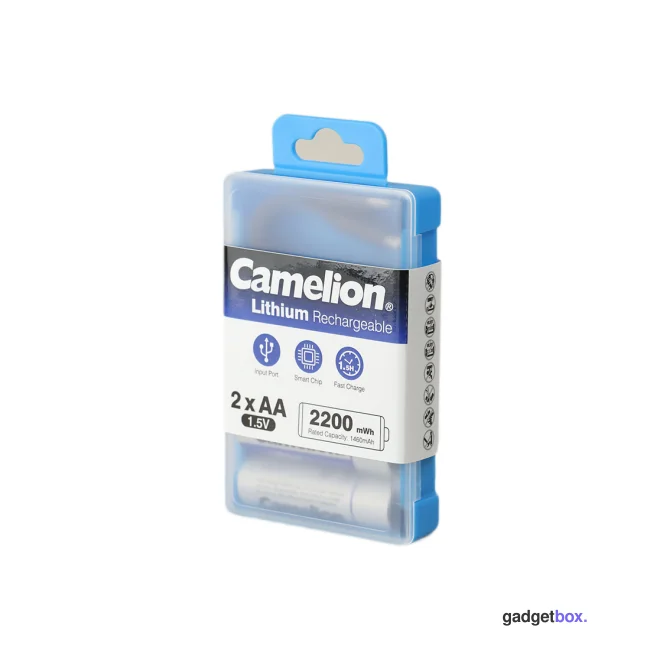 Аккумулятор CAMELION Lithium UB-AA2200-PBH2 2шт (перезаряжаемые от USB)