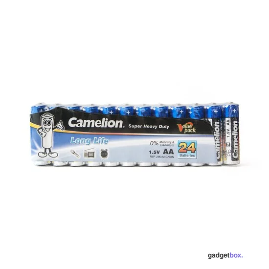 Батарейка CAMELION Super Heavy Duty R6P-SP24B 24 шт. в плёнке
