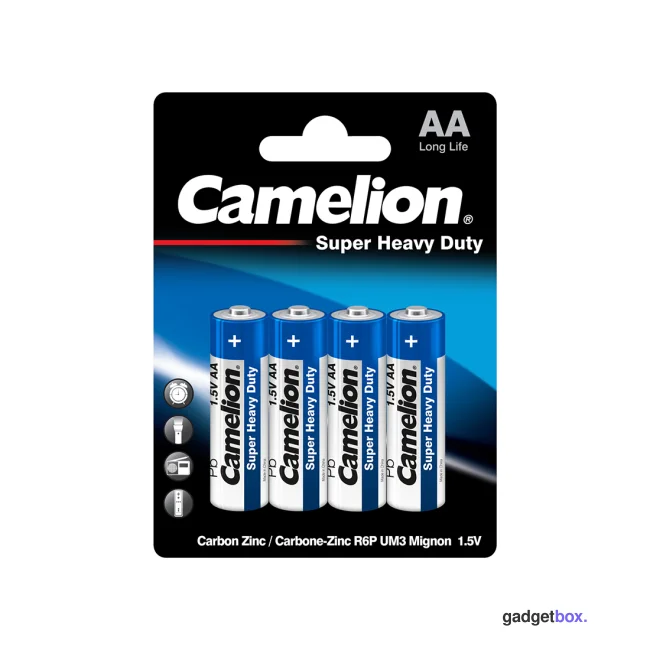 Батарейка CAMELION Super Heavy Duty R6P-BP4B 4 шт. в блистере