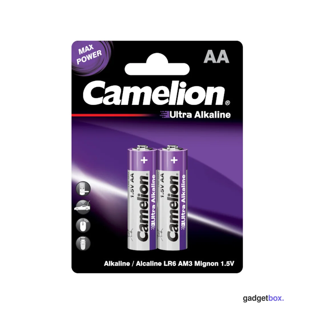 Батарейка CAMELION Ultra Alkaline LR6-BP2UT 2 шт. в блистере