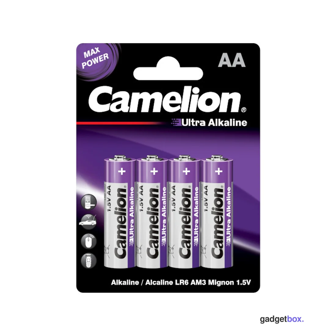 Батарейка CAMELION Ultra Alkaline LR6-BP4UT 4 шт. в блистере