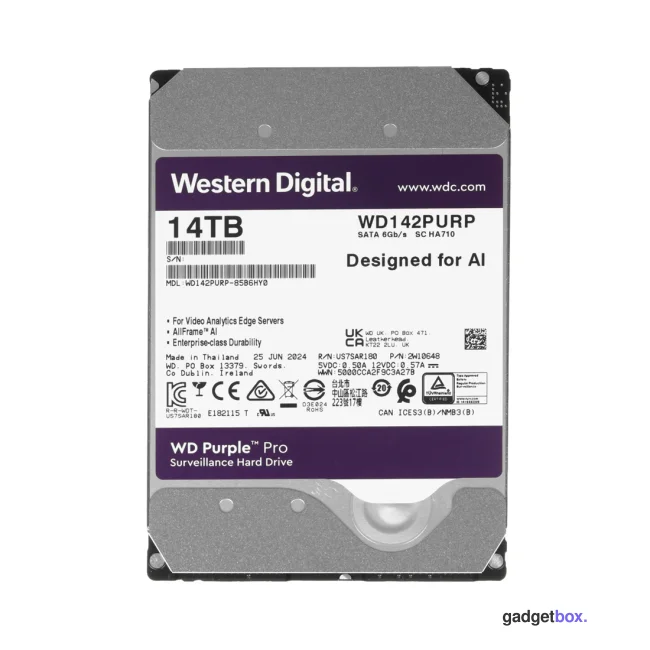 Жесткий диск Western Digital WD142PURP HDD 14Tb