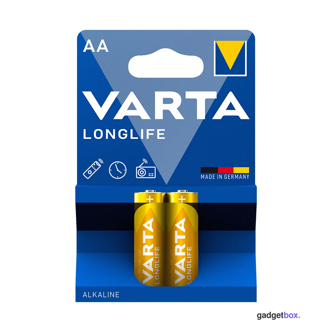 Батарейка VARTA Longlife Mignon 1.5V - LR6/ AA 2 шт в блистере
