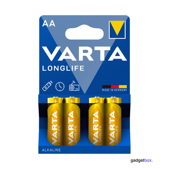 Батарейка VARTA Longlife Mignon 1.5V - LR6/AA 4 шт в блистере