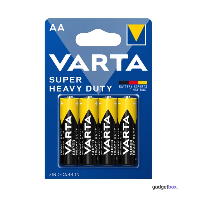 Батарейка VARTA Superlife Mignon 1.5V - R6P/AA 4 шт в блистере