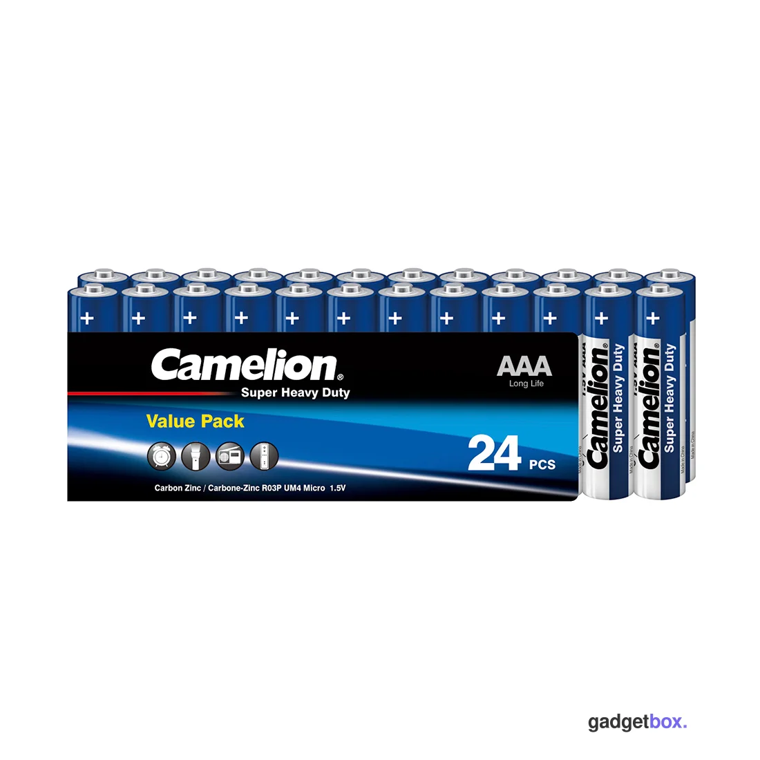 Батарейка CAMELION Super Heavy Duty R03P-SP24B 24 шт. в плёнке