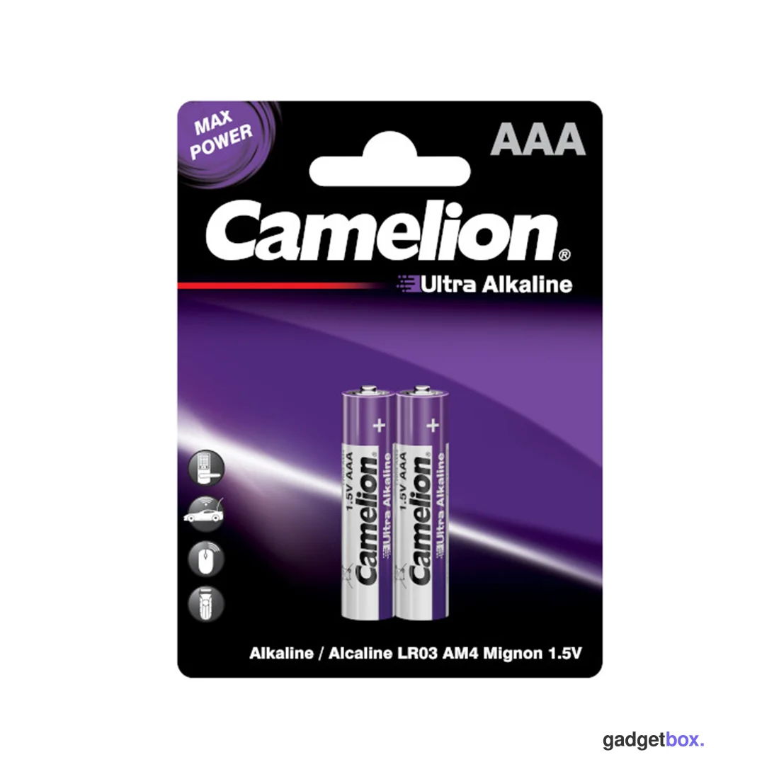 Батарейка CAMELION Ultra Alkaline LR03-BP2UT 2 шт. в блистере
