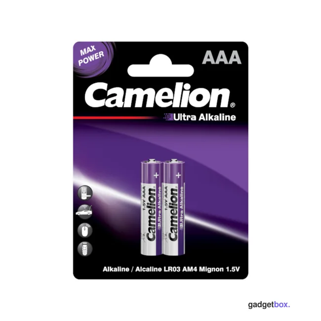 Батарейка CAMELION Ultra Alkaline LR03-BP2UT 2 шт. в блистере