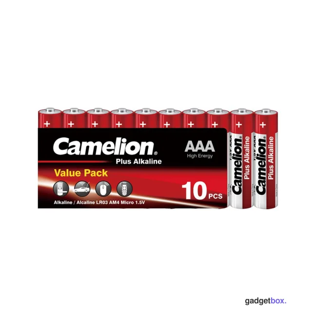 Батарейка CAMELION Plus Alkaline LR03-SP10-DA 10 шт. в плёнке
