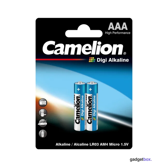 Батарейка CAMELION Digi Alkaline LR03-BP2DG 2 шт. в блистере
