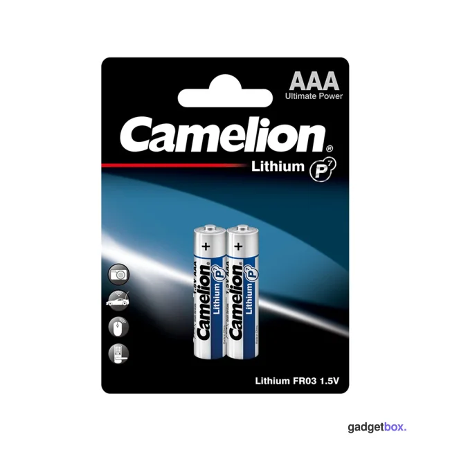 Батарейка CAMELION Lithium P7 FR03-BP2 2 шт. в блистере