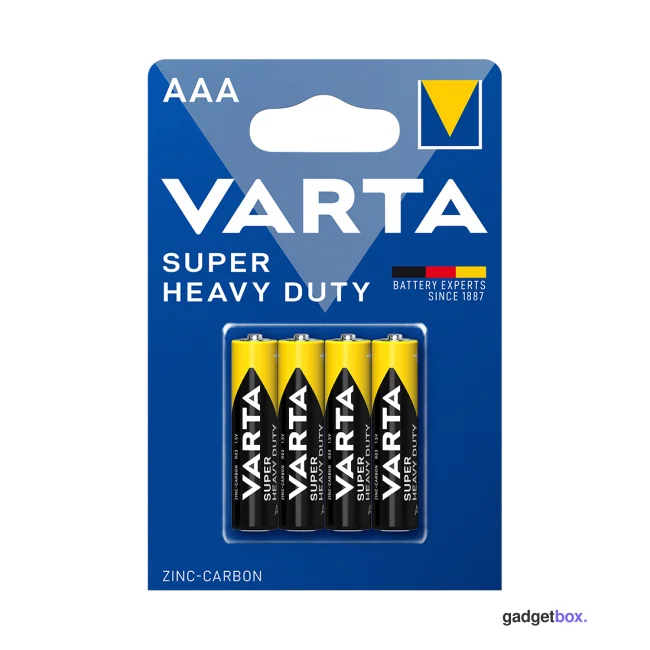Батарейка VARTA Superlife (Super Heavy Duty) Micro 1.5V - R03P/AAA 4 шт. в блистере