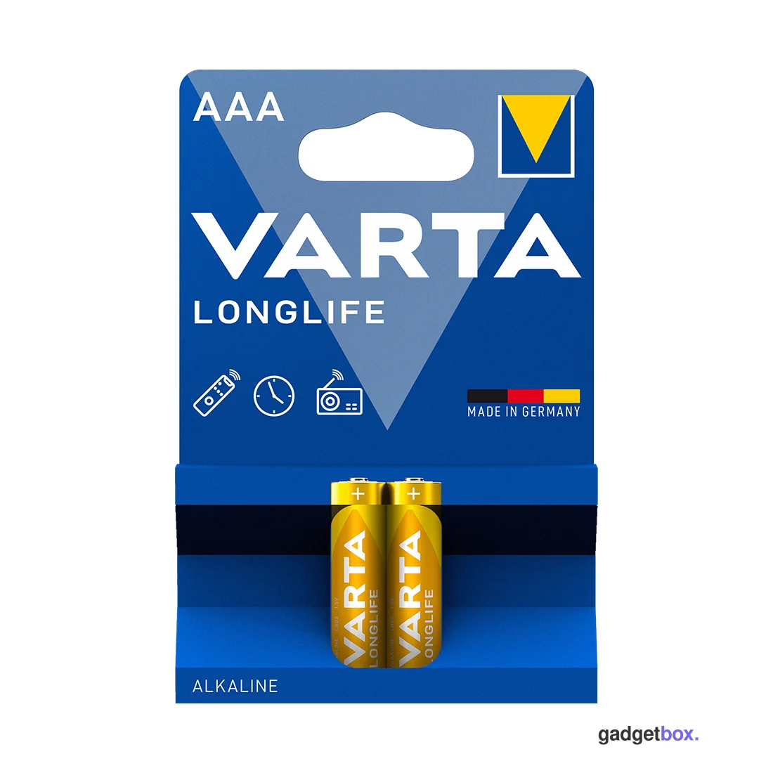 Батарейка VARTA Longlife Micro 1.5V - LR03/ AAA (2 шт)