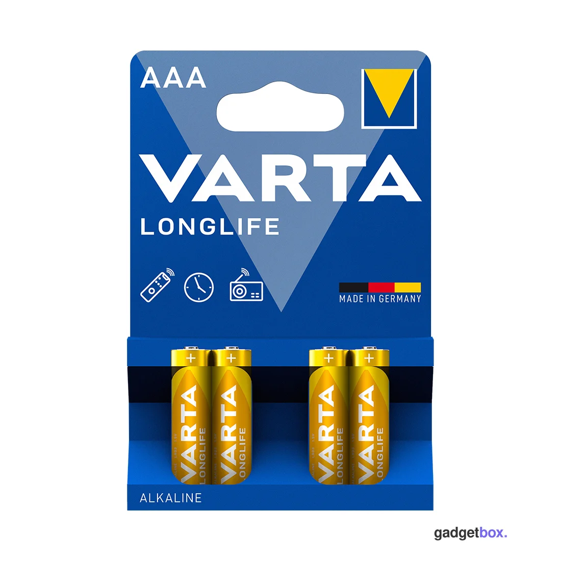 Батарейка VARTA Longlife Micro 1.5V - LR03/ AAA (4 шт)