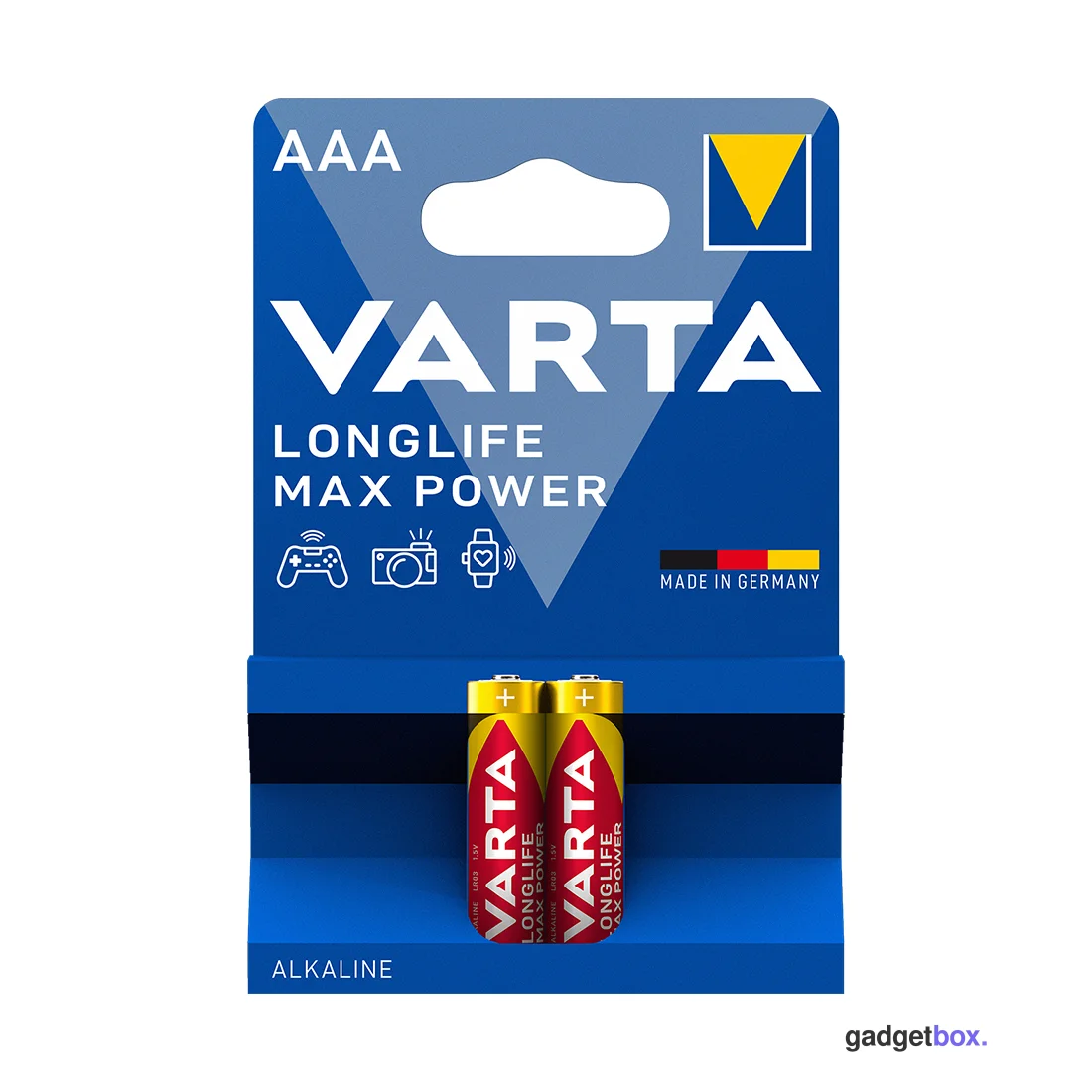 Батарейка VARTA Longlife Power Max Micro 1.5V - LR03/ AAA (2 шт)