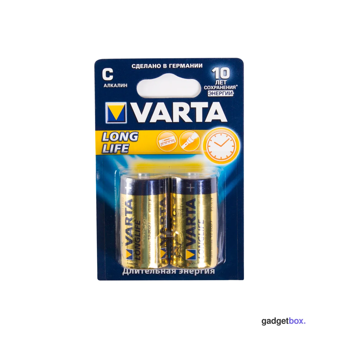 Батарейка VARTA Longlife Baby 1.5V - LR14/ C 2 шт. в блистере