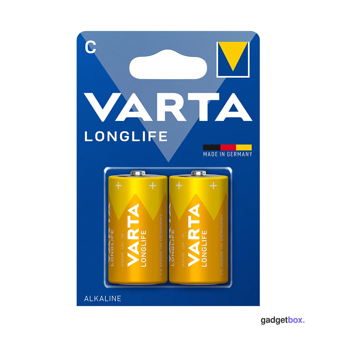 Батарейка VARTA Longlife Baby 1.5V - LR14/ C 2 шт. в блистере