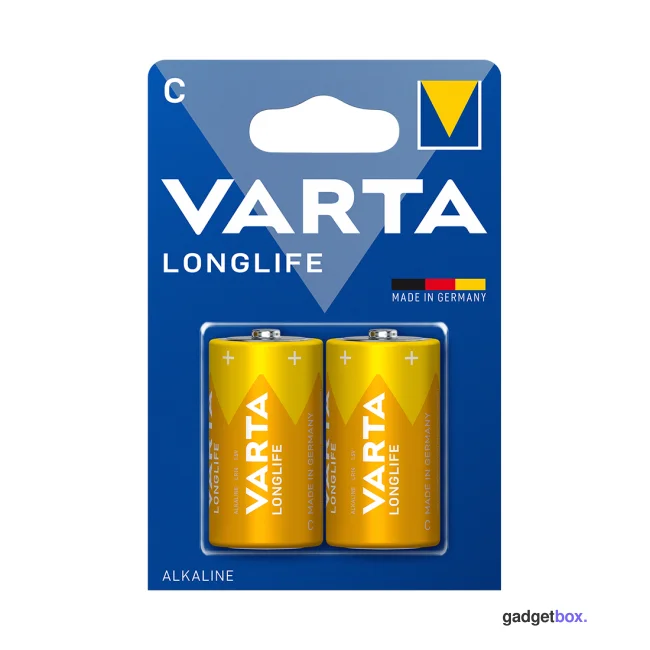 Батарейка VARTA Longlife Baby 1.5V - LR14/ C 2 шт. в блистере