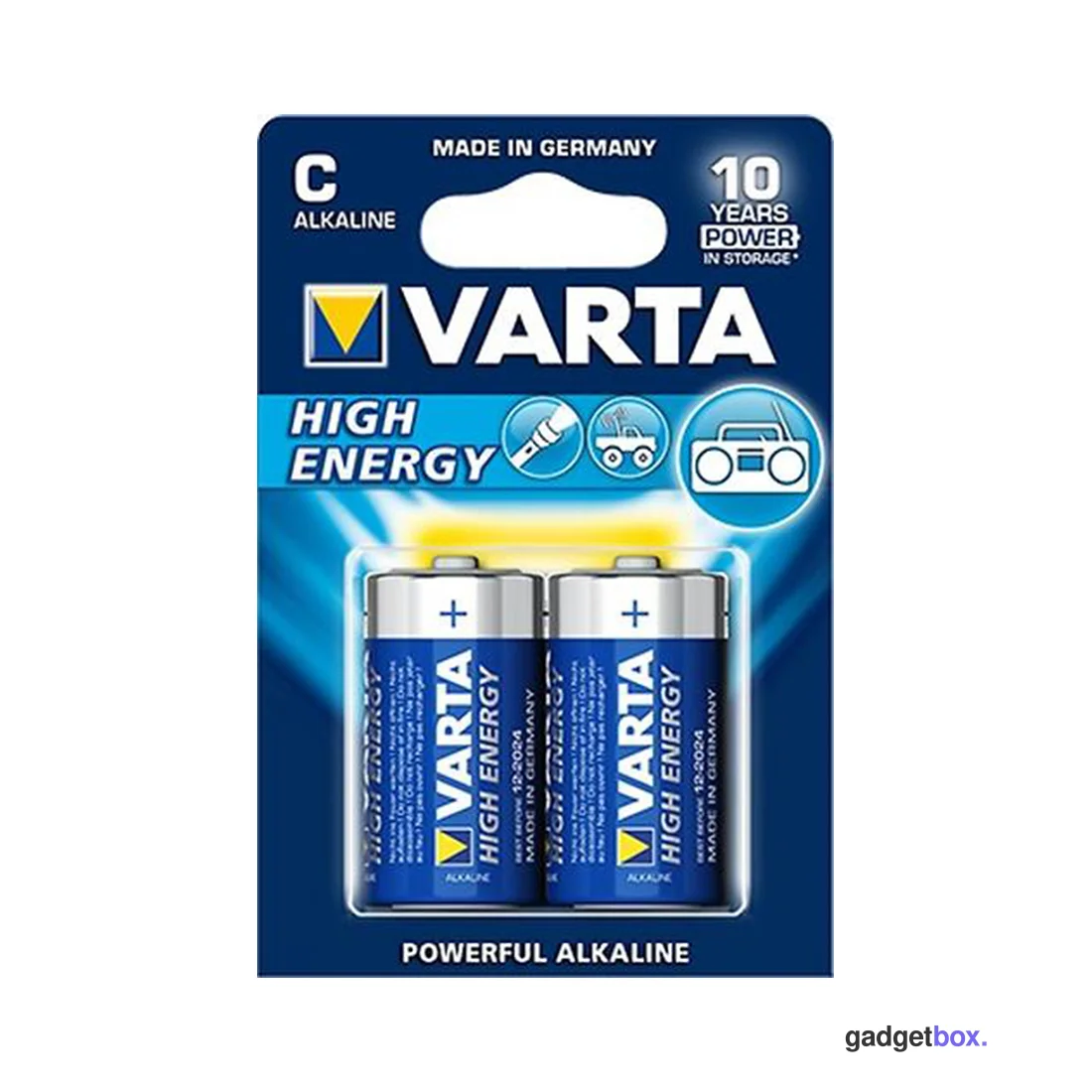 Батарейка VARTA High Energy (LL Power) Baby 1.5V - LR14/ C 2 шт. в блистере