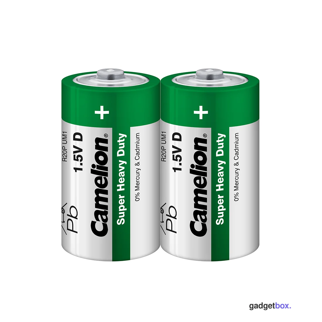 Батарейка CAMELION Super Heavy Duty R20P-SP2G 2 шт. в плёнке