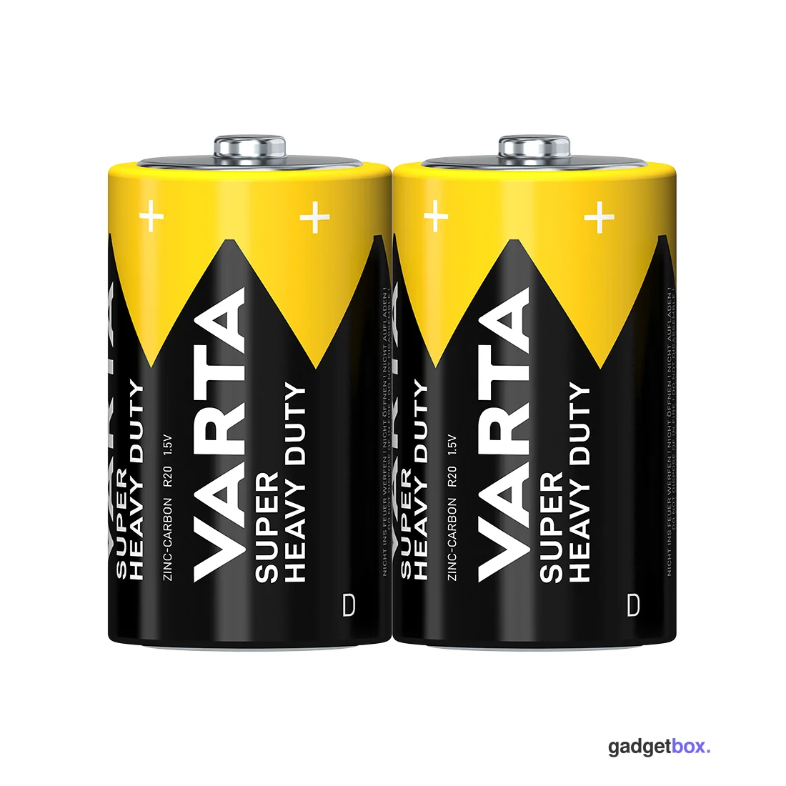 Батарейка VARTA Superlife (Super Heavy Duty) Mono 1.5V - R20P/D 2 шт. в пленке