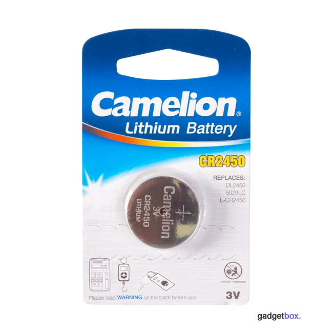 Батарейка CAMELION Lithium CR2450-BP1