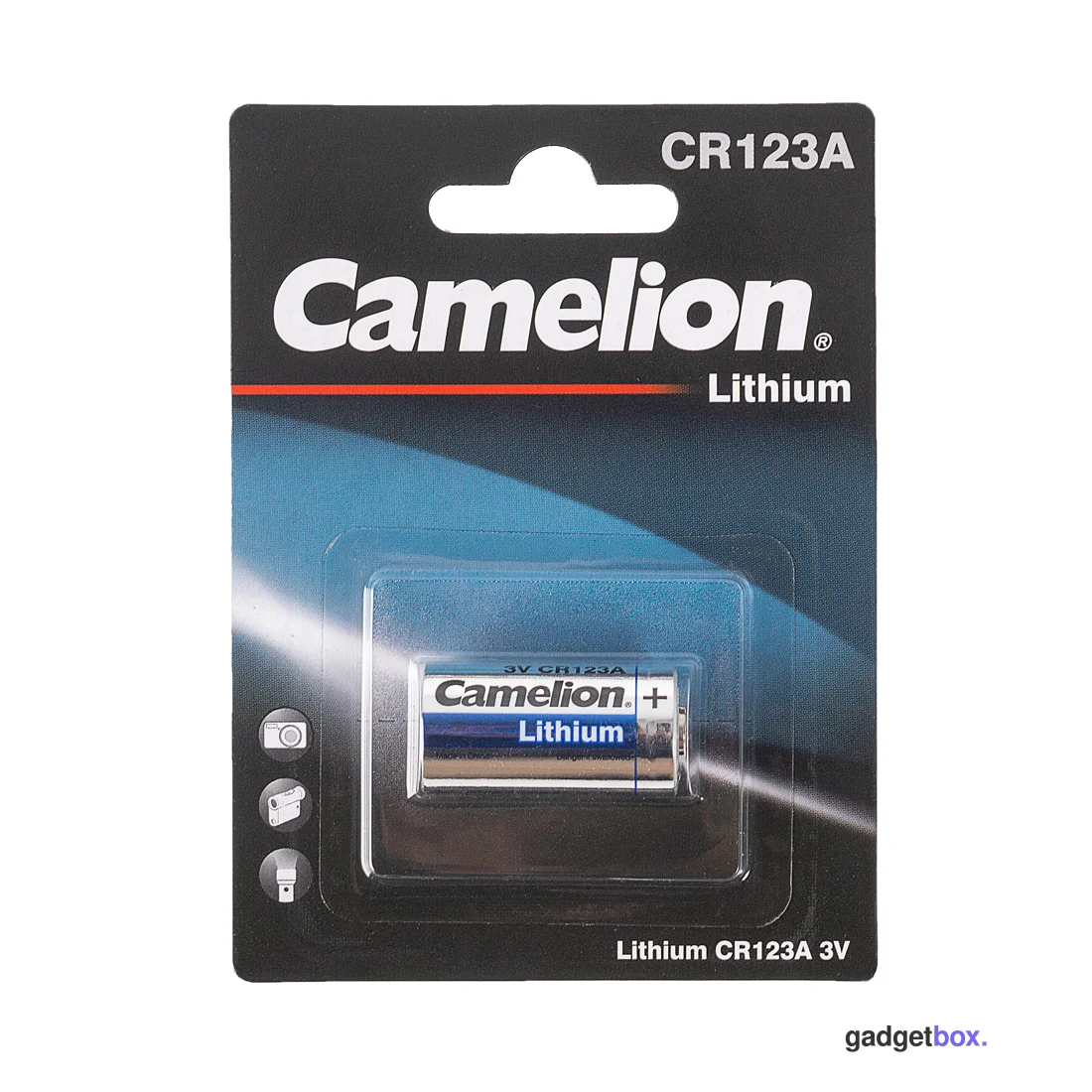 Батарейка CAMELION Lithium CR123A-BP1