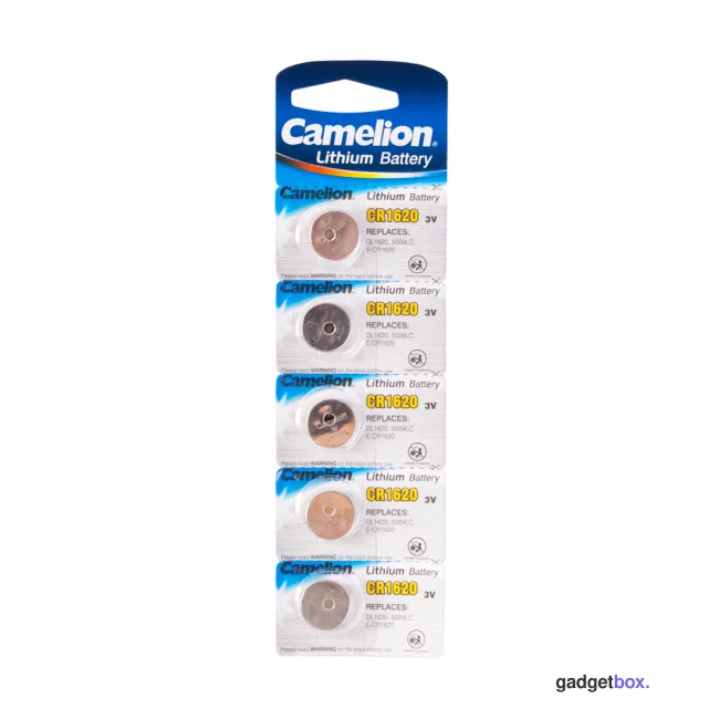 Батарейка CAMELION Lithium CR1620-BP5 5 шт. в блистере