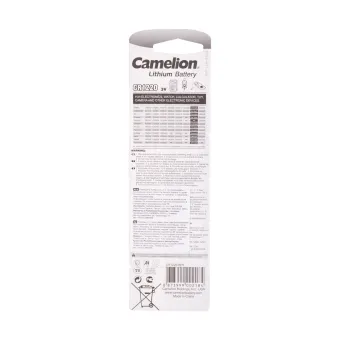 Батарейка CAMELION Lithium CR1220-BP5 5 шт. в блистере